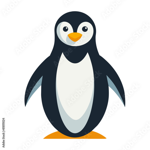 penguin on a white background © Diana