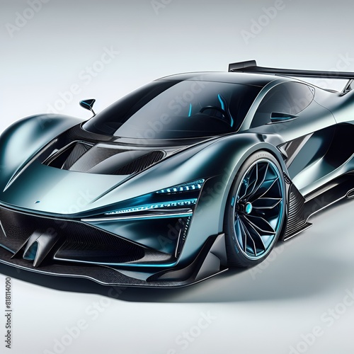 This rendering displays a new supercar concept