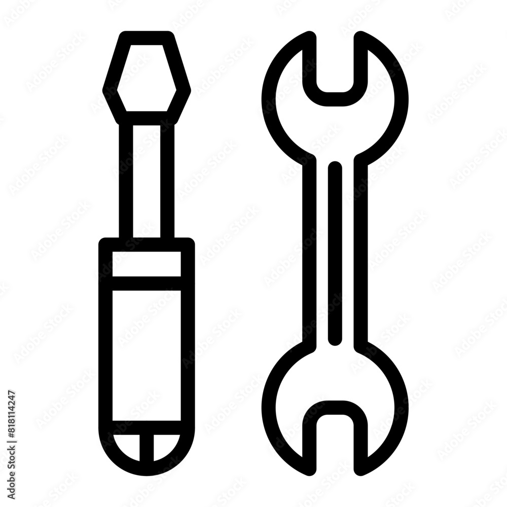 Repair Vector Line Icon Design Repair Vector Line Icon Design