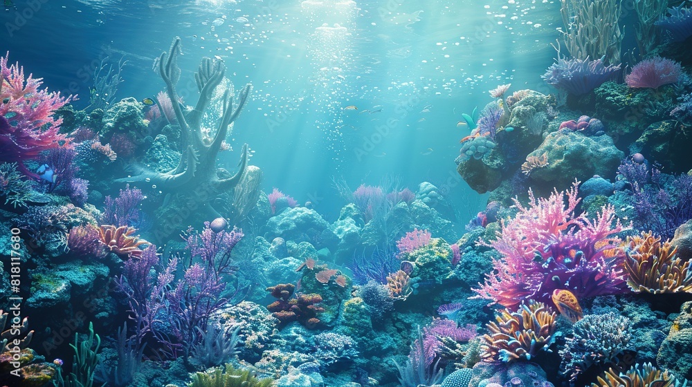 Aqua explore underwater UHD wallpaper