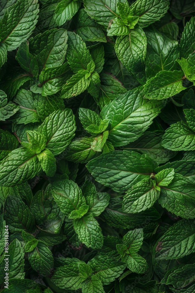 Many fresh peppermint leaves texture background, fragrant spices pattern, Mentha piperita mockup Many fresh peppermint leaves texture background, fragrant spices pattern, Mentha piperita mockup