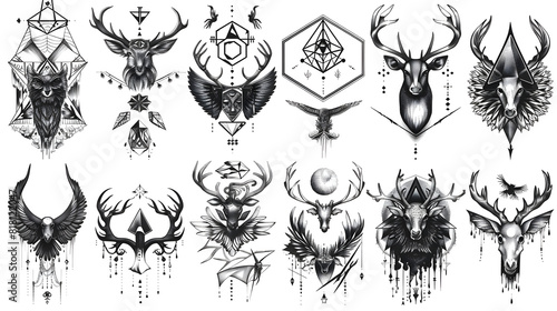 Diverse Collection of Contemporary and Classical XX Tattoo Designs photo