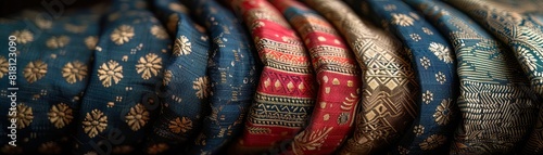A Nepalese Gunyu Cholo, with its rich fabrics and cultural motifs, showcasing the Himalayan traditions and artisanship