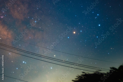 Bilde på lerret Constellation guide (How to find), Scorpius, Antares