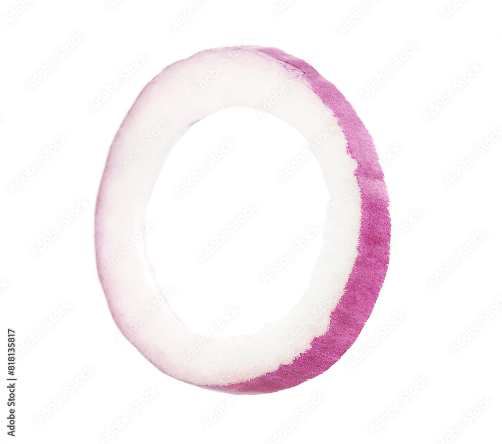Ring of fresh onion isolated on white Ring of fresh onion isolated on white