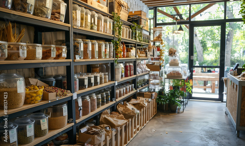 Wallpaper Mural A zero-waste packaging-free grocery store where customers bring their own containers to fill with bulk foods and packaging-free products. Torontodigital.ca