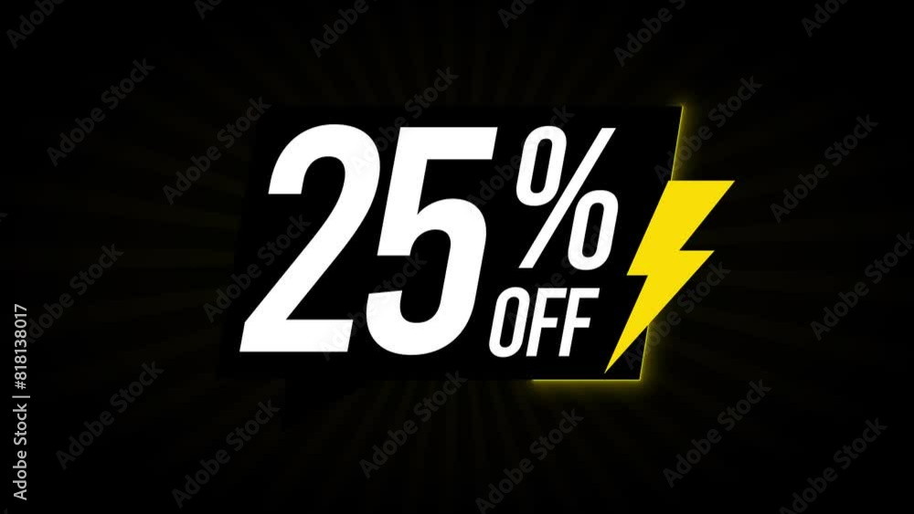 25% Flash Sale With Background 25% Flash Sale With Background