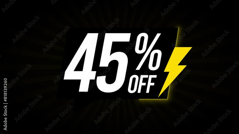 45% Flash Sale With Background 45% Flash Sale With Background