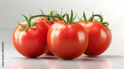 Tomatos Hyper realistic Highly Detailed Isolated On Transparent Background © bisma