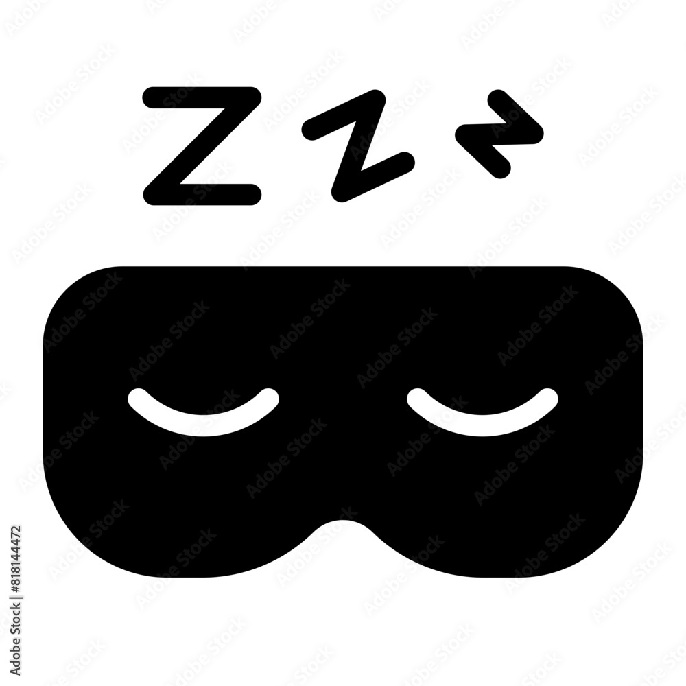 Sleep mask icon