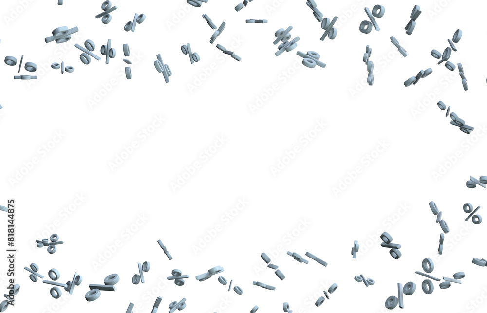 percent shopping digital in 3d. background percent shopping digital in 3d. background