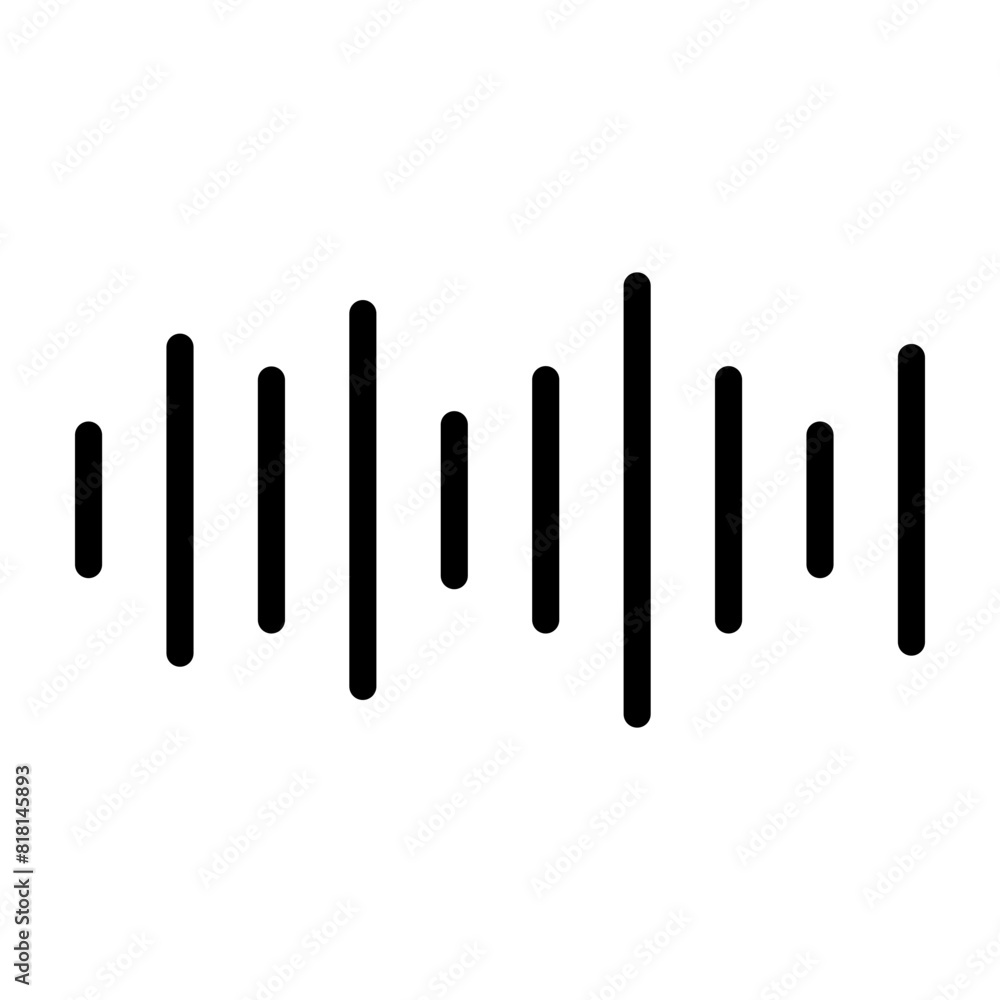 Soundtrack Line Filled Icon Design Soundtrack Line Filled Icon Design
