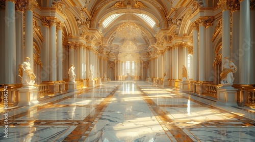 Luxury Classic Gold Palace Interior
