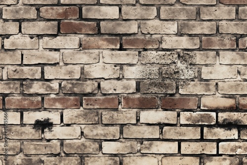 old brick wall white color for background or texture