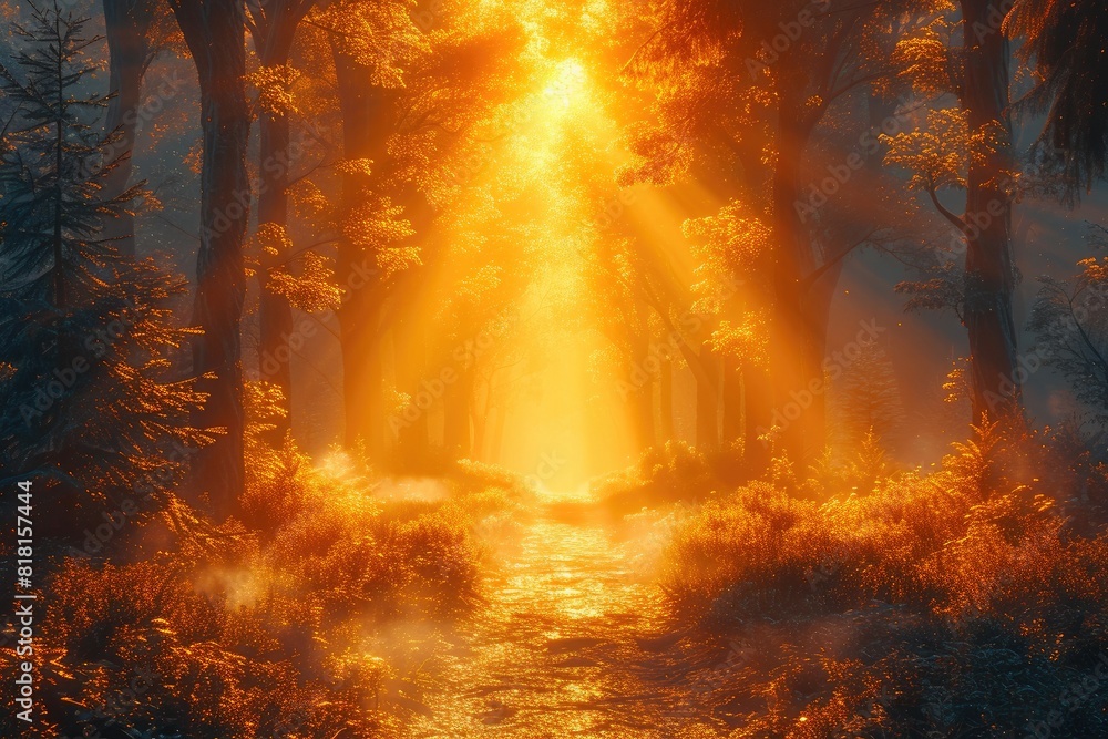 Enchanted Path: Morning Reverie