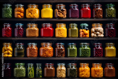 Wallpaper Mural Pantry A Cornucopia of Culinary Delights Awaiting Your Creation Torontodigital.ca