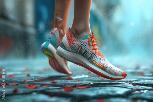 Athletic Lifestyle  Betting on Wellness with Sport Shoes