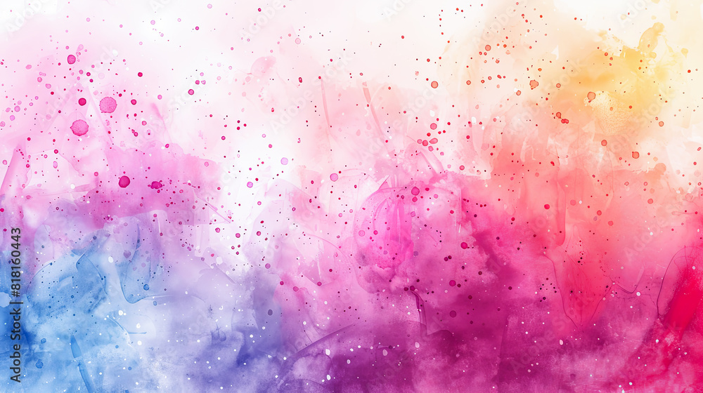 Obraz premium Abstract watercolor background. Digital art painting. Colorful texture.