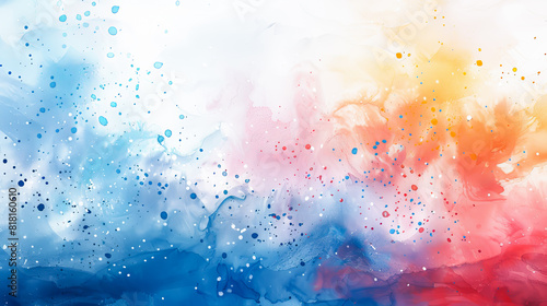 Abstract colorful watercolor background. Multicolored watercolor texture.