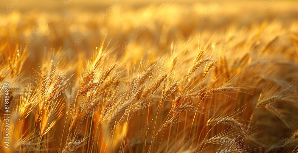 A field of tall, golden rye swaying in the wind. A field of tall, golden rye swaying in the wind.
