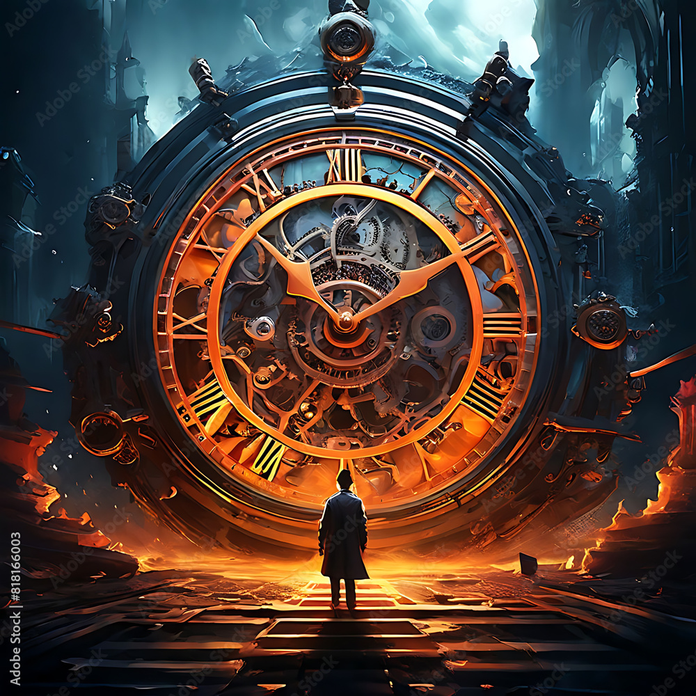 Obraz premium time is money concept