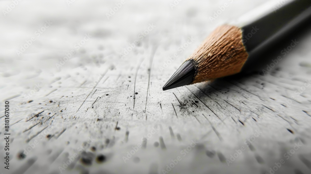 A macro shot of pencil-drawn lines on a textured paper. A macro shot of pencil-drawn lines on a textured paper.