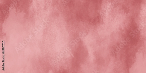 Abstract pink ink and watercolor textures on white paper background. old paper texture design and Light brown concrete background texture wallpaper. 