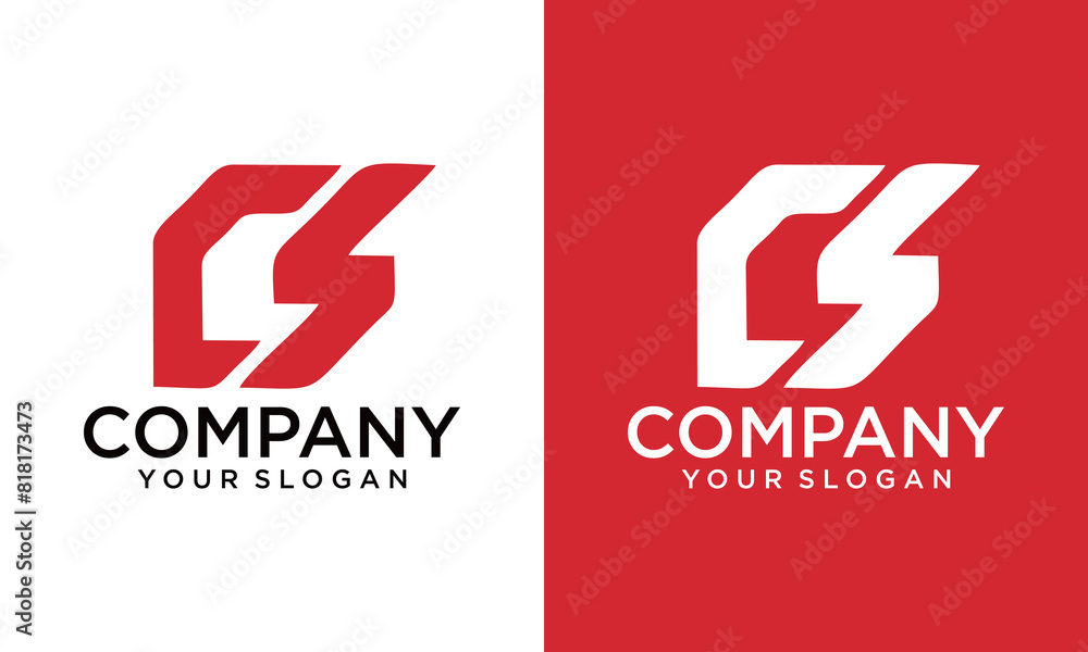 Creative letters CS or SC Logo Design Vector Template. Initial Letters CS Logo Design Creative letters CS or SC Logo Design Vector Template. Initial Letters CS Logo Design