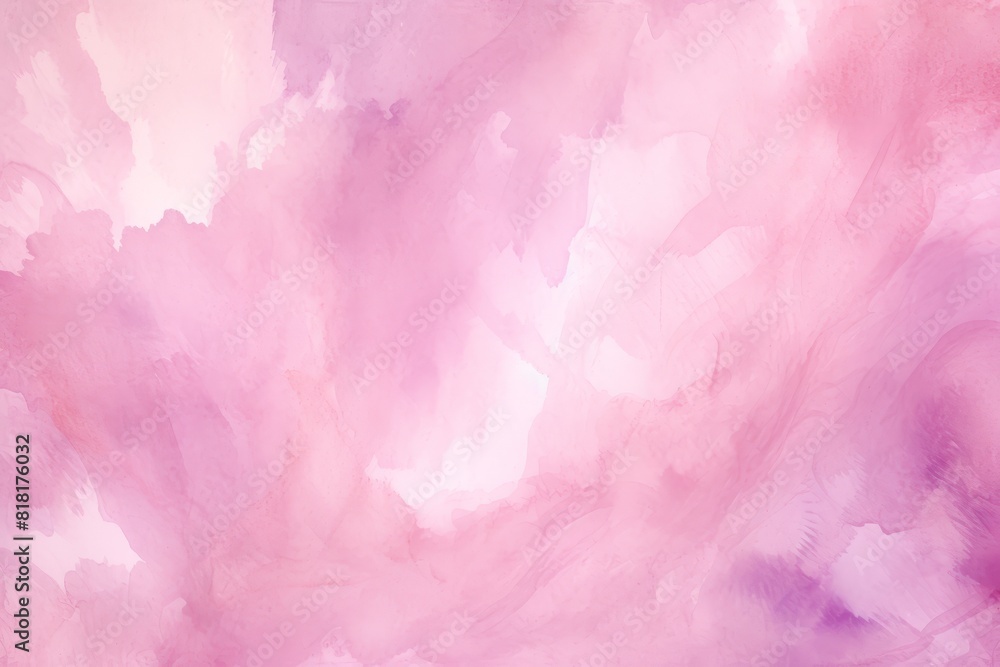 Fototapeta premium Pink abstract watercolor background. Generative AI
