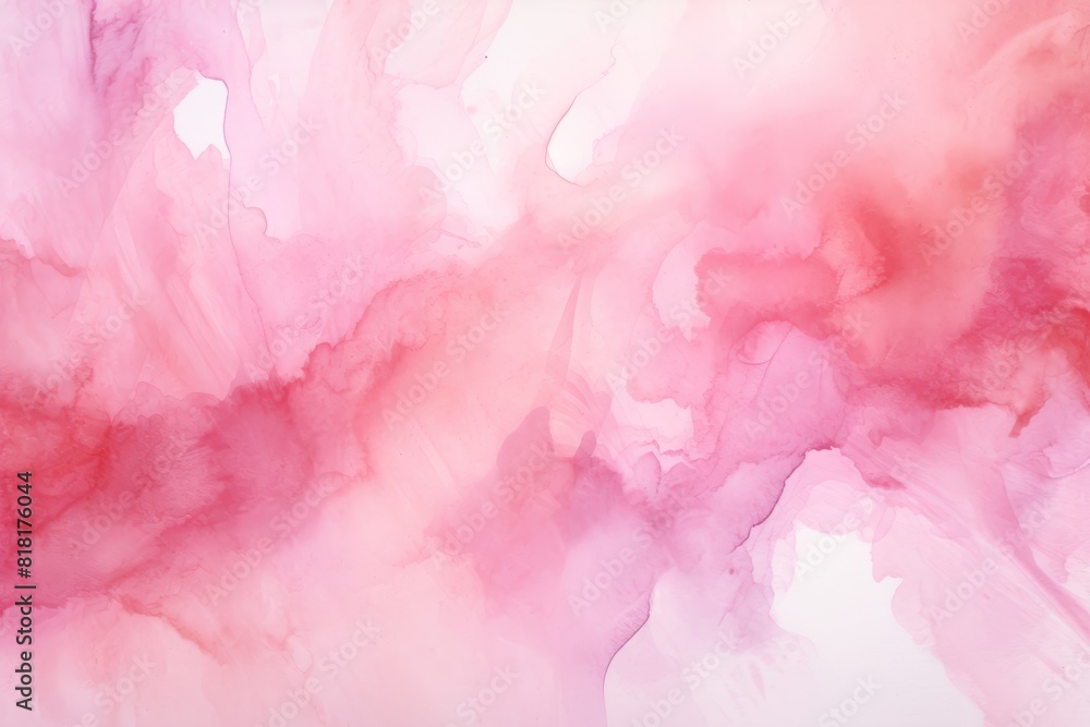 Fototapeta premium Pink abstract watercolor background. Generative AI