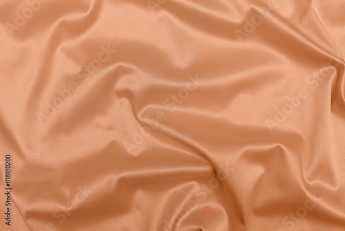 crumpled silk fabric texture trendy color 2024 Peach Fuzz