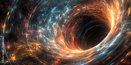 Black hole killing light speed 
 photo