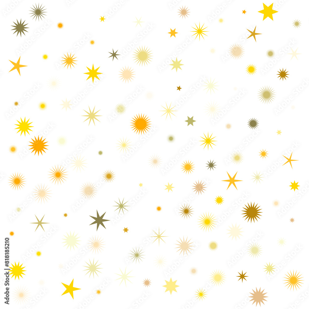 Obraz premium An isolated abstract cosmic star burst shape pattern background image design element.