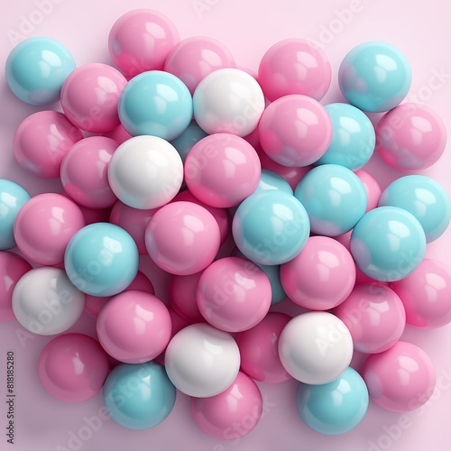 High-quality pastel candy seamless pattern on white background stock image for design projects