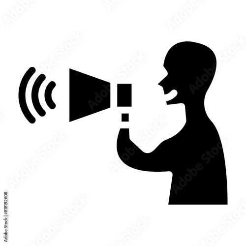 Director Glyph Icon Design