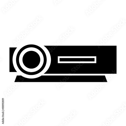 Projector Glyph Icon Design