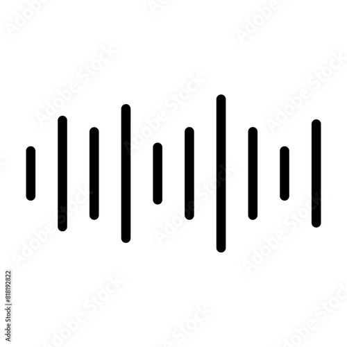 Soundtrack Glyph Icon Design