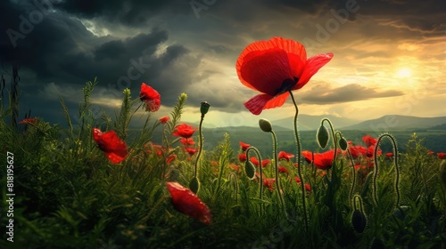 field of poppies