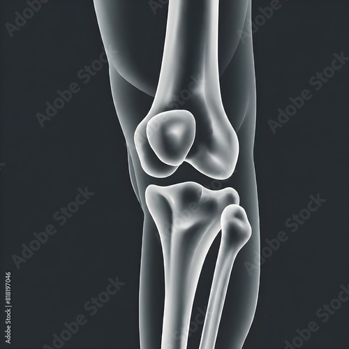 3d rendered illustration of a knee legs