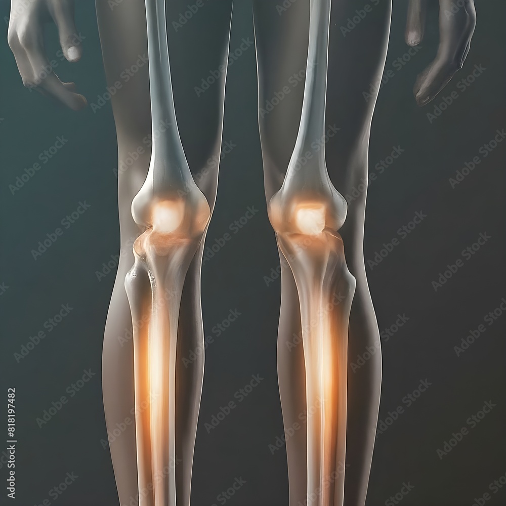 3d rendered illustration of a knee legs 3d rendered illustration of a knee legs