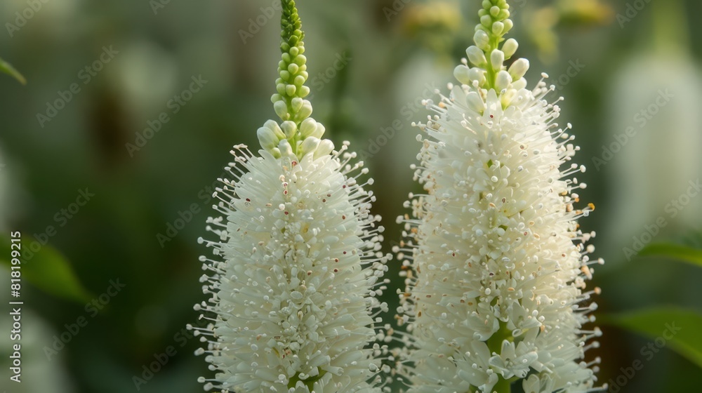 A tight shot of numerous white blooms against a backdrop of emerald leaves, with an out-of-focus foreground A tight shot of numerous white blooms against a backdrop of emerald leaves, with an out-of-focus foreground