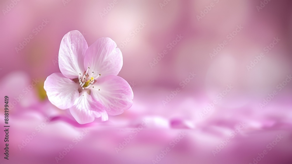 A pink flower with a blurred background and a tiny white flower at its heart A pink flower with a blurred background and a tiny white flower at its heart