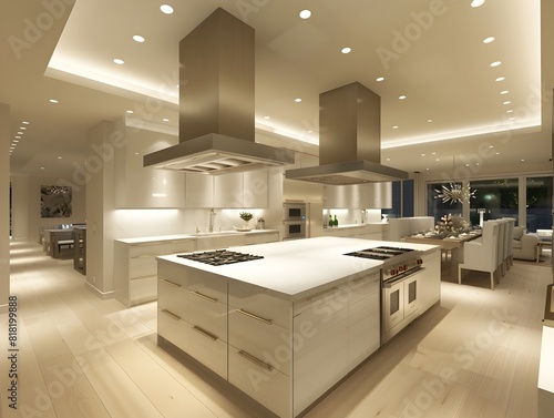 Spacious Chefs Kitchen A LightFilled Elegant Space for Culinary Delights