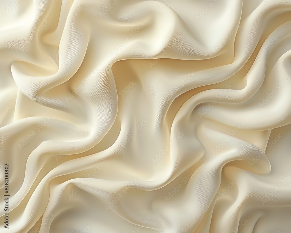 Luxury cloth background with drapery and wavy folds of ivory color Luxury cloth background with drapery and wavy folds of ivory color