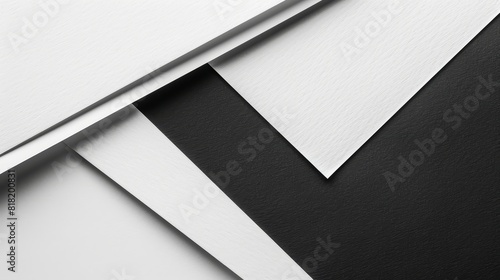  A tight shot of a black-and-white sheet with a corner lifted to reveal its edge