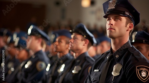 Police Academy Training: At the police academy, recruits undergo rigorous training, learning the skills and techniques needed to maintain law and order