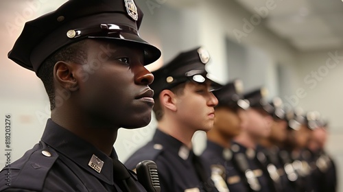 Police Academy Training: At the police academy, recruits undergo rigorous training, learning the skills and techniques needed to maintain law and order