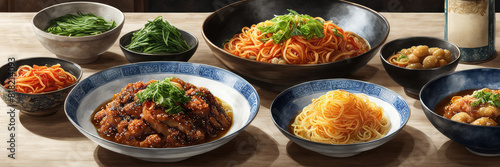 The banner. The traditional Korean side dish "Tonjungim" is combined with spicy canned dishes.