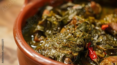 Maniçoba - a stew made with cassava leaves and pork