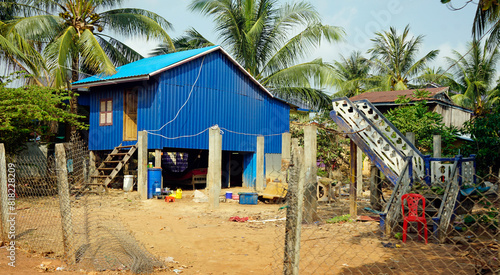 small fisherman village near kampot photo